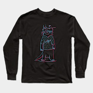 Seth the 3D Otter Long Sleeve T-Shirt